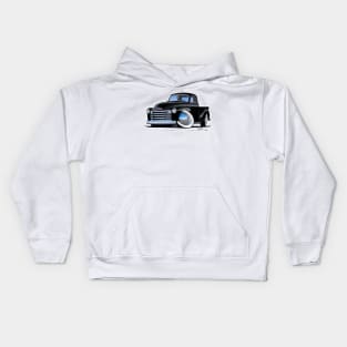 Chevy 3100 Pick-Up Black Kids Hoodie